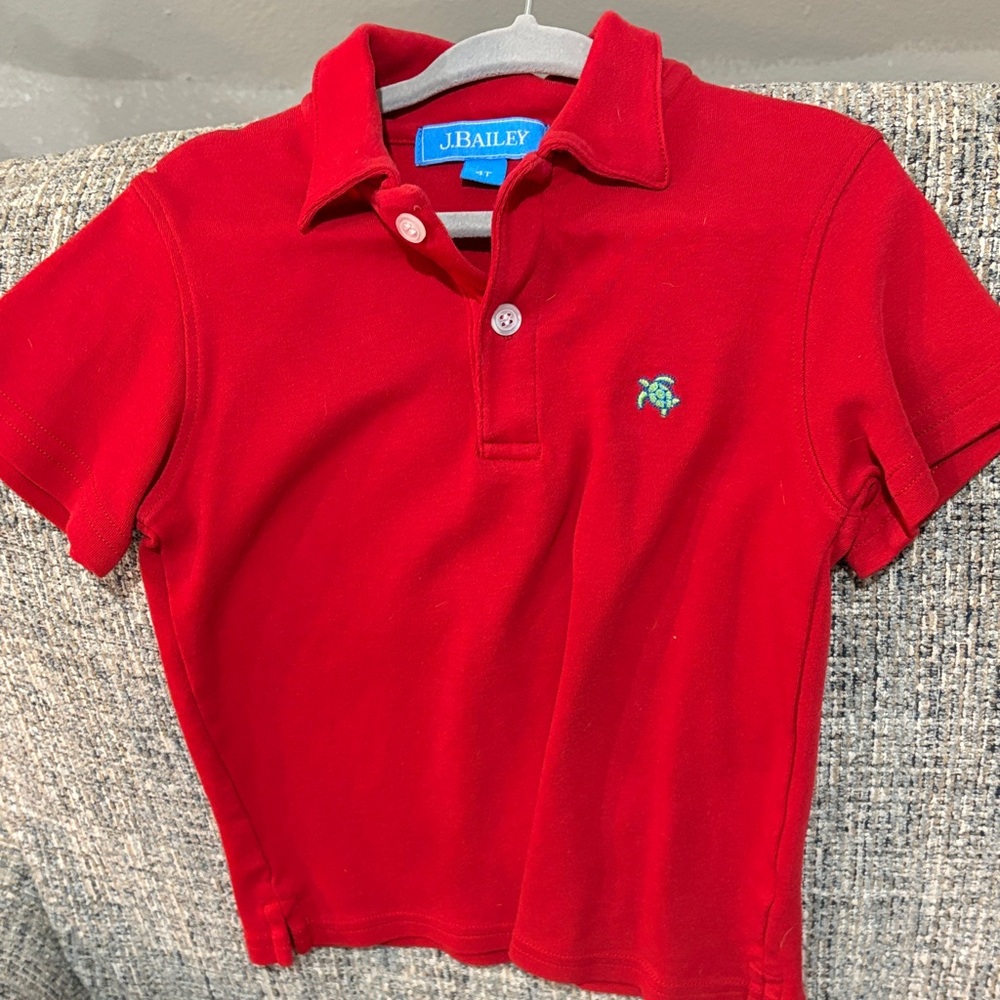 J. Bailey Red Polo